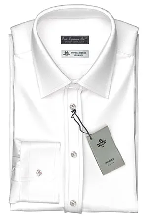 Thomas Mason Journey 100/2Ply White Broad(NP-TMS87795)