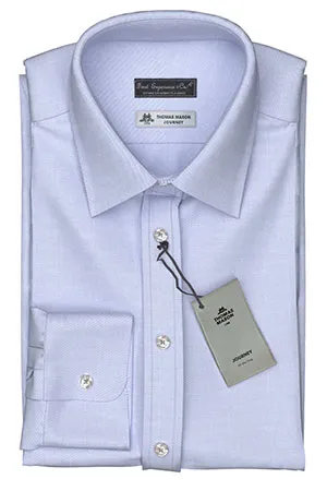 Thomas Mason Journey 100/2Ply Saxe Blue Twill(NP-TMS87803)