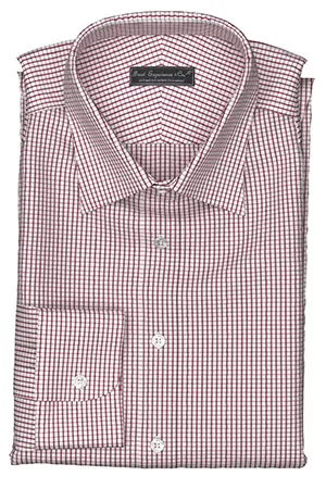 Wrinkle Free レッド チェック(TY100893)