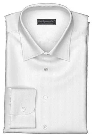 WRINKLE FREE TC ホワイト ドビー マイクロチェック (Y100968)