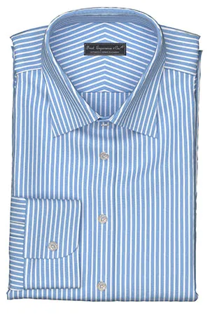 COOLMAX Ecomade ブルー 白抜きストライプ(TY102134)