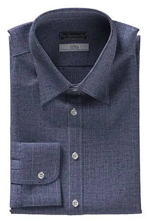 TESTA COTTON_LINEN インク ネイビー シャンブレー(SW102152)