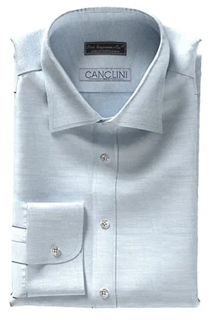 CANCLINI 綿麻サックス オックスフォード(Y102362CCLI)