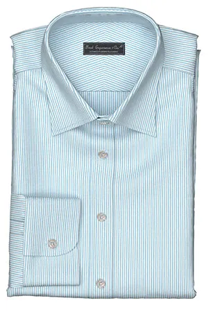 GIZA サックス ストライプ on カルゼ(Y102682)