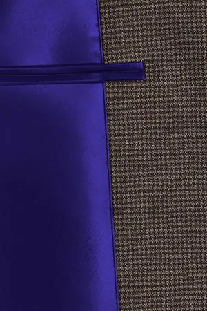 TAILORED WOOL ブラウン チェック(MK102856)