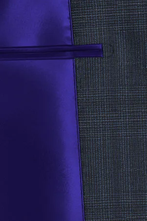 AIRLY COMFORT ネイビー グレンチェック(MK102840)