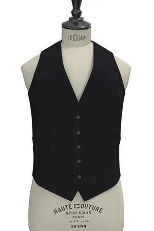 TAILORED WOOL ネイビー無地(MK102849)