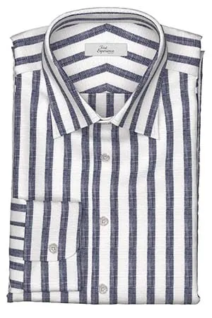 Calro Basetti リネン　ネイビーボールドストライプ(Y102969)*NEW