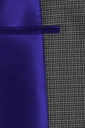 Loro Piana　グレー格子(103040)