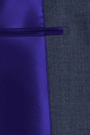 REDA STRECH アッシュネイビー無地(103062)