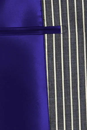 REDA Super120s ネイビーグレーストライプ(103067)