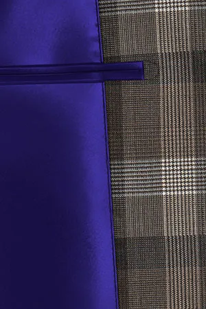 BASIC STRECH ブラウン格子(103155)