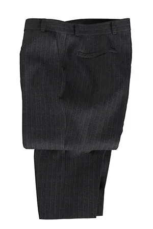 Loro Piana　グレーピンストライプ(103039)