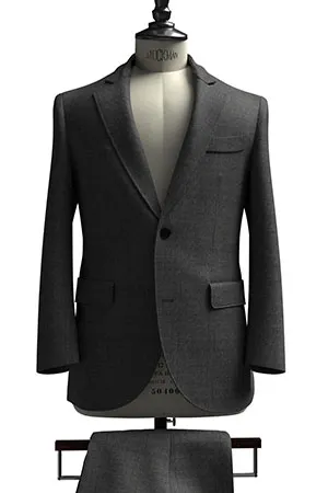 CANONICO Super110s グレー メランジ(103260)