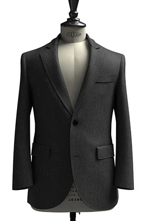 CANONICO Super110s グレー無地(103239)