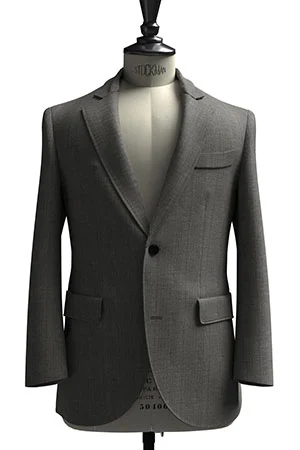 CANONICO MOHAIR グレー無地(103247)