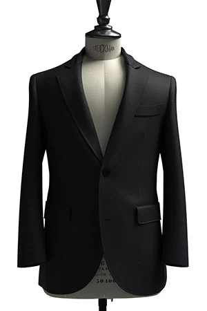 CANONICO KID MOHAIR ネイビー無地(103248)