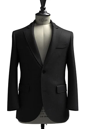 CANONICO Super110s チャコールグレーツイル(103255)