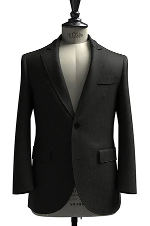 CANONICO Super110s チャコールグレー メランジ(103259)