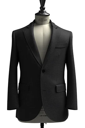 CANONICO Super110s グレー バーズアイ(103262)