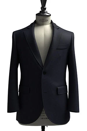 CANONICO ネイビー フランネル(103271)