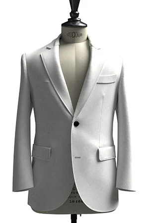 HUDDERS FIELD CASUAL ホワイト ツイル リネン (103319)