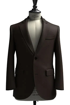 HUDDERS FIELD CASUAL ブラウン ツイル リネン (103320)