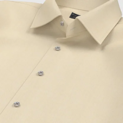 WRINKLE FREE TC イエロー シャンブレー(Y100938) - 画像 (3)