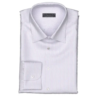 WRINKLE FREE TC パープル オルタネイトストライプ(Y100980)