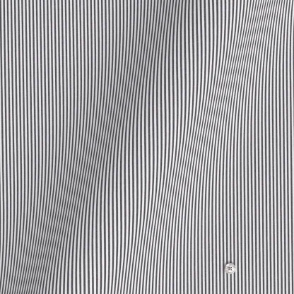 WRINKLE FREE TC ブラック ロンドンストライプ(Y100982) - 画像 (2)
