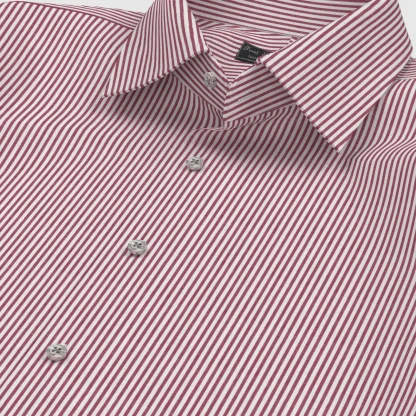 WRINKLE FREE TC レッド ロンドンストライプ(Y100983) - 画像 (3)