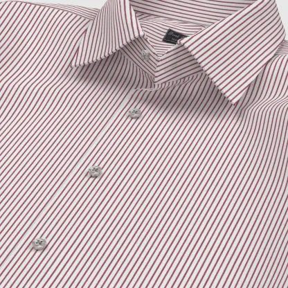 Wrinkle Free レッド ストライプ(TY100890) - 画像 (2)
