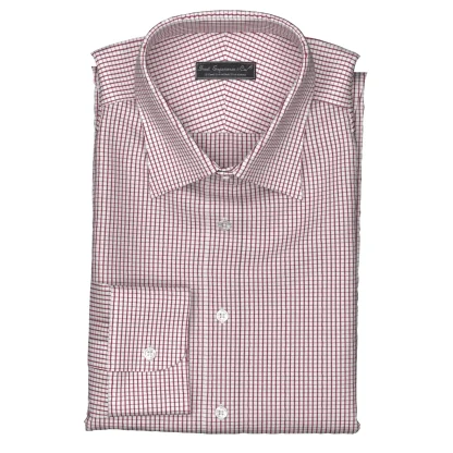Wrinkle Free レッド チェック(TY100893)