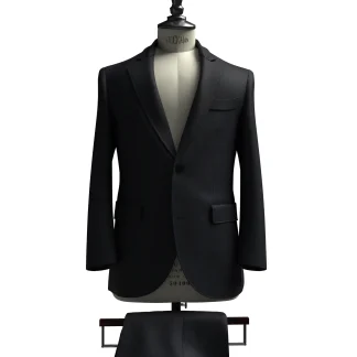 LoroPiana Super130s ネイビーシャドーストライプ