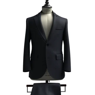 LoroPiana Super130s ネイビーバーズアイ