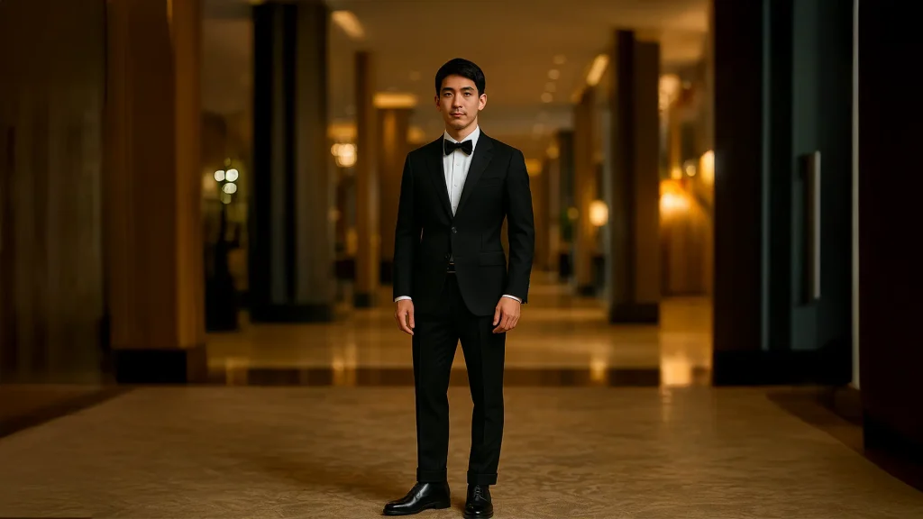 SUPER BLACK FORMAL SUIT