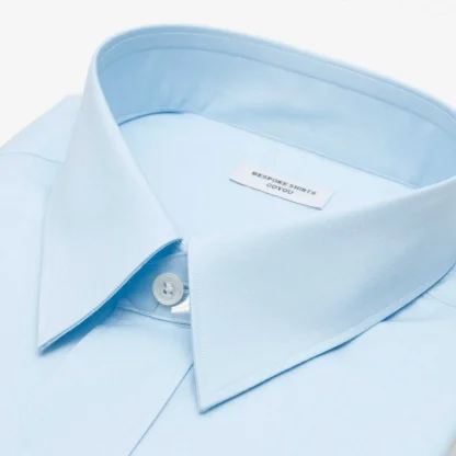 SAX BLUE BROAD CLOTH OVERSIZE SHIRT/サックス ブロード オーバーシャツ (M900001) - 画像 (2)