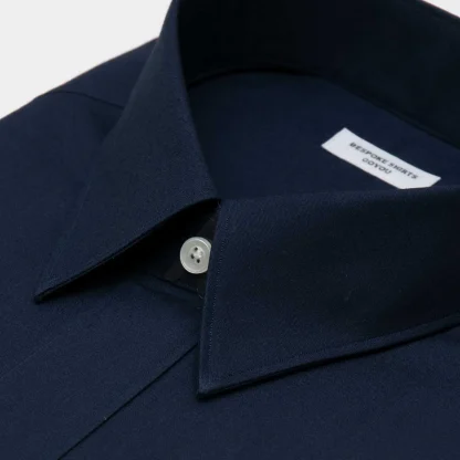 NAVY BROAD CLOTH OVERSIZE SHIRT/ネイビー ブロード オーバーシャツ (M900003) - 画像 (4)