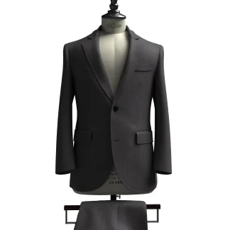 CORDURA ブラウン メランジ ストレッチ ツイル(AK102733)